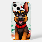 Schattige cartoon Duitse herdershond Case-Mate iPhone Case (Achterkant)