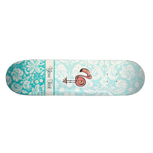 Schattige Cartoon Flamingo Skateboard