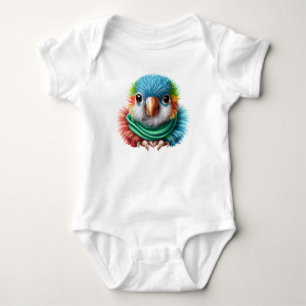 Schattige Cartoon Fluffy Happy Baby Romper