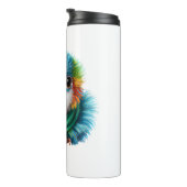 Schattige Cartoon Fluffy Happy Baby Thermosbeker (Geroteerd rechts)