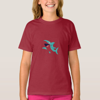 Schattige Cartoon Haai – Schattig Grappige Haai De T-shirt