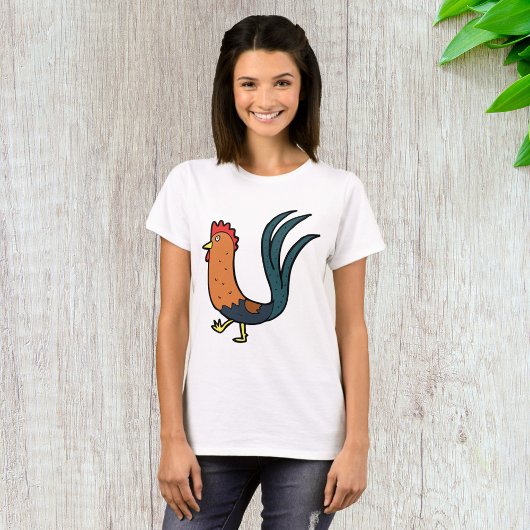 Schattige Cartoon Haan T-shirt