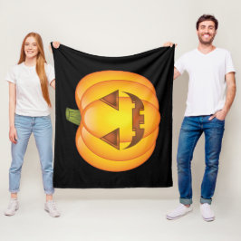 Schattige Cartoon Halloween Jack O’Lantern Pompoen Fleece Deken