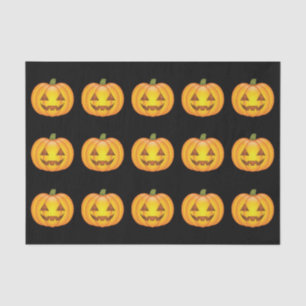 Schattige Cartoon Halloween Jack O’Lantern Pompoen Tissuepapier