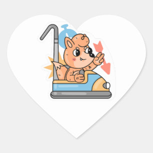 schattige cartoon hart sticker
