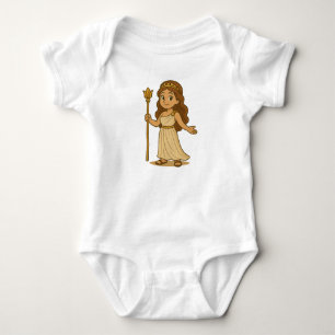 Schattige Cartoon Hera – Griekse Godin van Olympus Romper