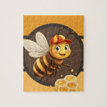 Schattige Cartoon Hommeltje Legpuzzel - Leuk Voor