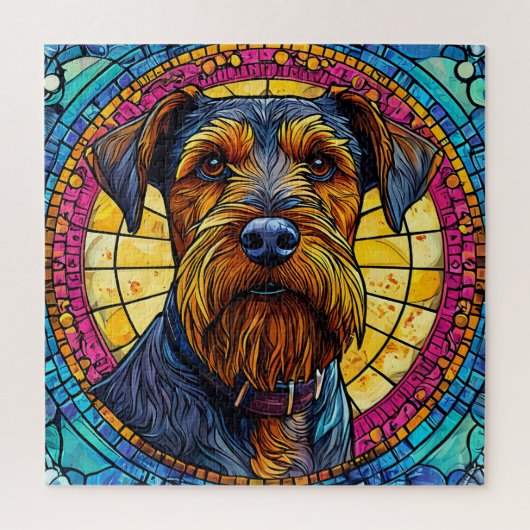 Schattige cartoon hond legpuzzel (Verticaal)