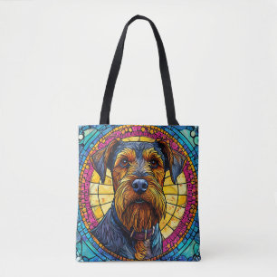 Schattige Cartoon Hond Leuke Pup Dierenhuisdier Li Tote Bag