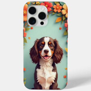 🐕 Schattige Cartoon Hond met Gelukkige Uitdrukkin iPhone 15 Pro Max Hoesje