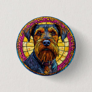 Schattige cartoon hond ronde button 3,2 cm