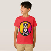 Schattige Cartoon Hond T-shirt (Voorkant volledig)