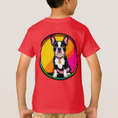 Schattige Cartoon Hond T-shirt (Achterkant)
