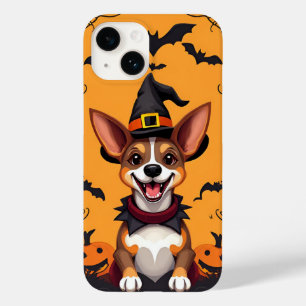 Schattige Cartoon-hond verkleed als Heks Case-Mate iPhone 14 Hoesje