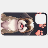 🐾🎨 Schattige Cartoon Hond Whimsical Moderne Char Case-Mate iPhone Case (Achterkant / Rechts)
