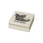 Schattige Cartoon-honingdas Rubberstempel (Stempel)