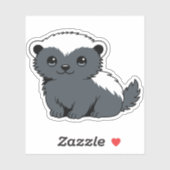 Schattige Cartoon Honingdas Sticker (Vel)