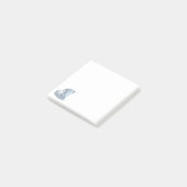 Schattige Cartoon Huilende Wolf Pup Post-it® Notes (Schuin)