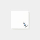 Schattige Cartoon Husky Puppy Hond Post-it® Notes (Voorkant)