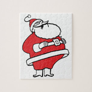 Schattige Cartoon Joviale Kerstman Lachend Ho Ho H Legpuzzel