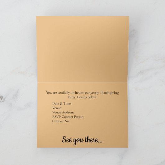 Schattige Cartoon Kalkoen | Personaliseer  (Binnen)