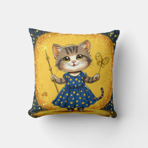 Schattige cartoon kat kussen