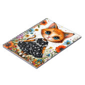 Schattige cartoon kat notitieboek (Linkerzijde)