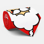 Schattige Cartoon Kawaii Santa Stropdas (Opgerold)