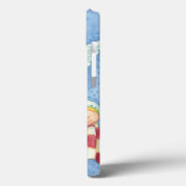 Schattige Cartoon Kerstengel Halo met Vrolijkheids Case-Mate iPhone Case (Achterkant / Links)