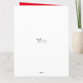 Schattige cartoon Kerstman Katten Kaart (Achterkant)