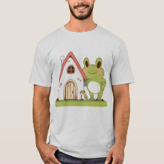 schattige cartoon kikker t-shirt