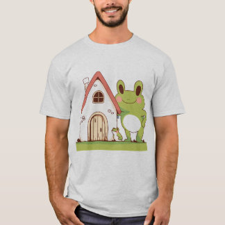 schattige cartoon kikker t-shirt