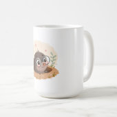 Schattige Cartoon knaagdier Koffiemok (Voorkant rechts)