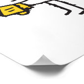 schattige cartoon koe poster (Hoek)