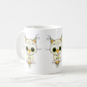 schattige cartoon koffiemok (Voorkant links)