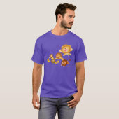 Schattige Cartoon Lions' Parade T-shirt (Voorkant volledig)