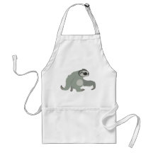 Schattige Cartoon Luiaard in Haast