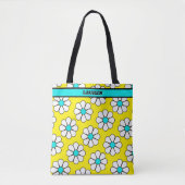 Schattige Cartoon Margriet Tote Bag (Voorkant)