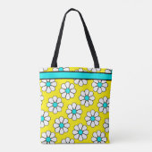 Schattige Cartoon Margriet Tote Bag (Achterkant)