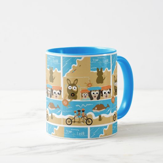 schattige cartoon mok (Voorkant rechts)