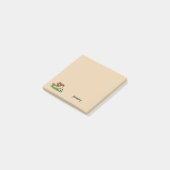Schattige Cartoon Mus Speelt Voetbal | Personalise Post-it® Notes (Schuin)