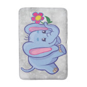 Schattige cartoon olifant badmat (Voorkant Verticaal)