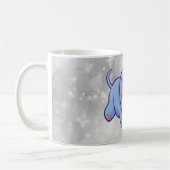 Schattige cartoon olifant koffiemok (Links)
