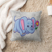 Schattige cartoon olifant kussen (Deken)