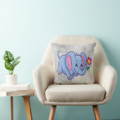 Schattige cartoon olifant kussen (Stoel)