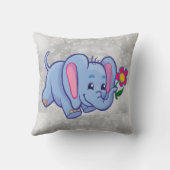 Schattige cartoon olifant kussen (Achterkant)