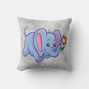 Schattige cartoon olifant kussen