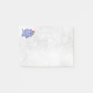Schattige cartoon olifant post-it® notes