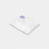 Schattige cartoon olifant post-it® notes (Schuin)