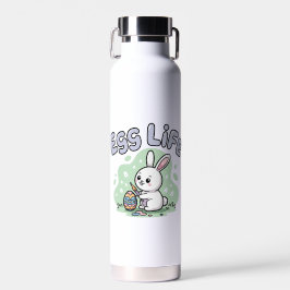 Schattige Cartoon Paashaas Ei Leven Illustratie Waterfles